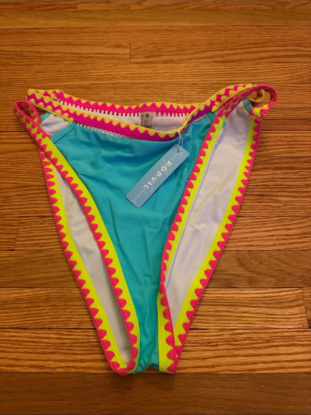 Popvil Popvil Color Block Shell Bikini Bottoms